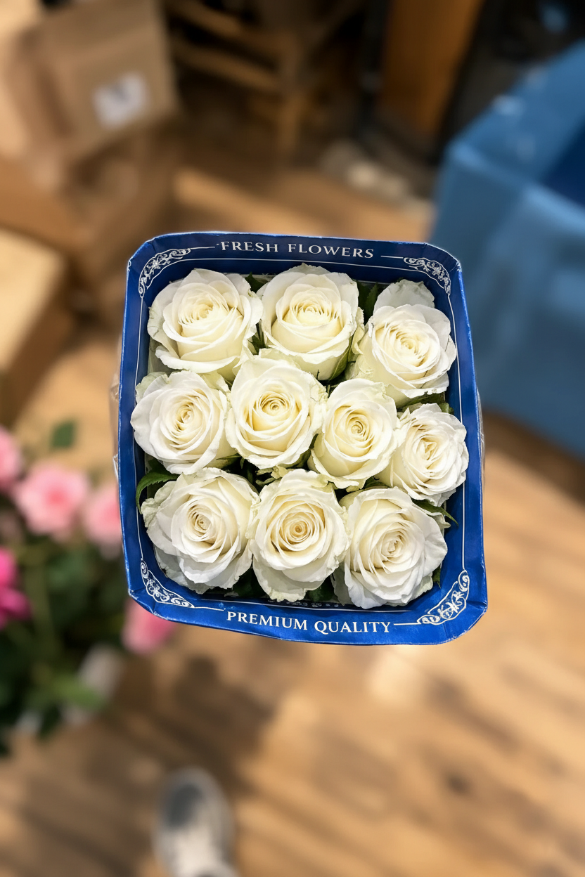 White Roses – 50 CM